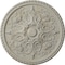 Ekena Millwork Bradford Ceiling Medallion (Fits Canopies up to 6 5/8"), 32 5/8"OD x 2"P, Pot of Cream Crackle CM32BRPCC - alternate 1